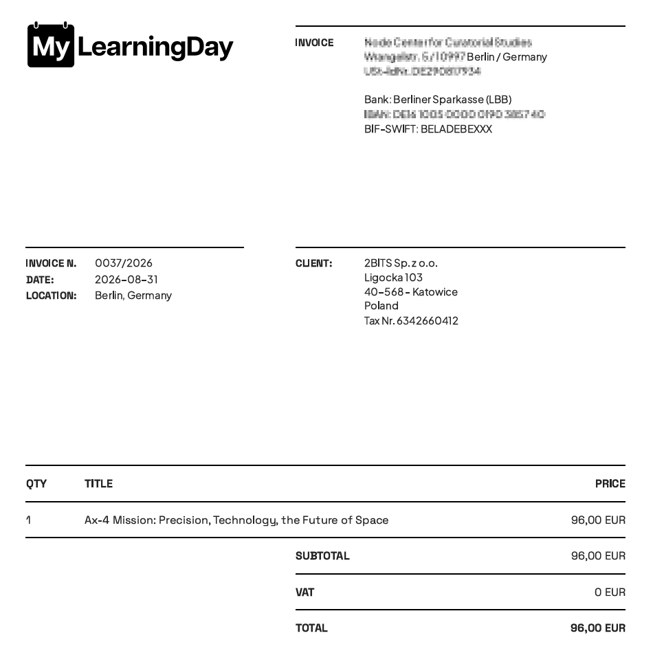lms mylearningday invoice