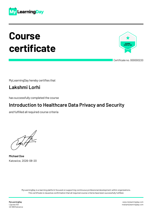 lms mylearningday certificate 3
